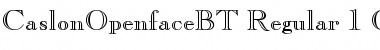 Download Caslon Openface Font Download Caslon Openface Font