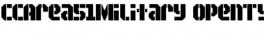 Download CCArea51Military Font Download CCArea51Military Font