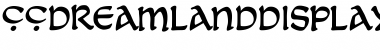 Download CCDreamlandDisplay Font Download CCDreamlandDisplay Font