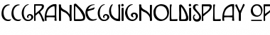 Download CCGrandeGuignolDisplay Font Download CCGrandeGuignolDisplay Font