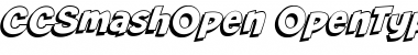 Download CCSmashOpen Font Download CCSmashOpen Font