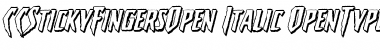Download CCStickyFingersOpen Font Download CCStickyFingersOpen Font