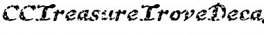 Download CCTreasureTroveDecayed Font Download CCTreasureTroveDecayed Font