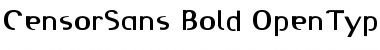 Download CensorSans Font Download CensorSans Font