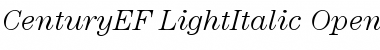 Download CenturyEF-LightItalic Font Download CenturyEF-LightItalic Font