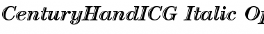 Download CenturyHandICG Font Download CenturyHandICG Font