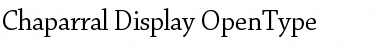 Download Chaparral Font Download Chaparral Font
