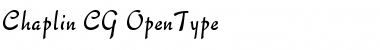 Download Chaplin CG Font Download Chaplin CG Font