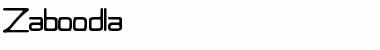 Download Zaboodla Font Download Zaboodla Font