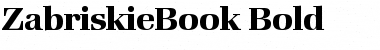 Download ZabriskieBook Font Download ZabriskieBook Font