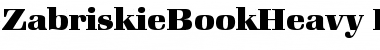 Download ZabriskieBookHeavy Font Download ZabriskieBookHeavy Font