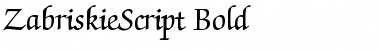 Download ZabriskieScript Font Download ZabriskieScript Font