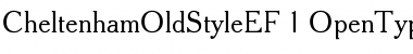 Download CheltenhamOldStyleEF Font Download CheltenhamOldStyleEF Font
