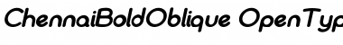 Download Chennai Bold Oblique Font Download Chennai Bold Oblique Font
