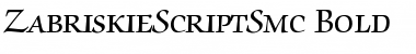 Download ZabriskieScriptSmc Font Download ZabriskieScriptSmc Font