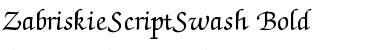 Download ZabriskieScriptSwash Font Download ZabriskieScriptSwash Font
