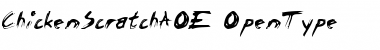 Download ChickenScratchAOE Font Download ChickenScratchAOE Font