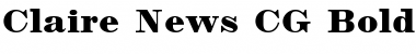 Download Claire News CG Bold Font Download Claire News CG Bold Font