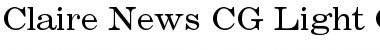 Download Claire News CG Light Font Download Claire News CG Light Font