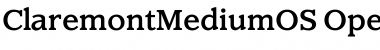 Download ClaremontMediumOS Font Download ClaremontMediumOS Font