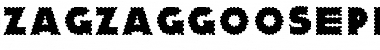 Download ZagzagGoosePimples Font Download ZagzagGoosePimples Font