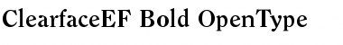 Download ClearfaceEF-Bold Font Download ClearfaceEF-Bold Font