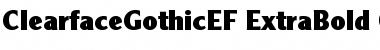 Download ClearfaceGothicEF-ExtraBold Font Download ClearfaceGothicEF-ExtraBold Font