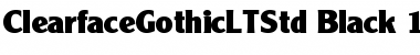 Download Clearface Gothic LT Std Font Download Clearface Gothic LT Std Font