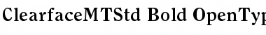 Download Clearface MT Std Font Download Clearface MT Std Font
