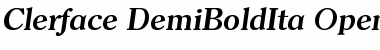 Download Clerface-DemiBoldIta Font Download Clerface-DemiBoldIta Font