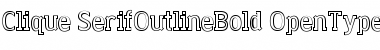 Download Clique-SerifOutline Font Download Clique-SerifOutline Font