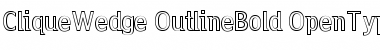 Download CliqueWedge Font Download CliqueWedge Font