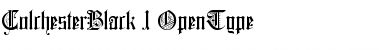 Download ColchesterBlack Font Download ColchesterBlack Font