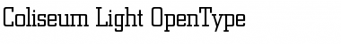Download Coliseum-Light Font Download Coliseum-Light Font