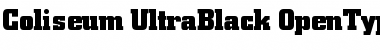 Download Coliseum-UltraBlack Font Download Coliseum-UltraBlack Font