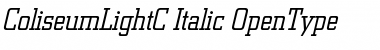 Download ColiseumLightC Font Download ColiseumLightC Font