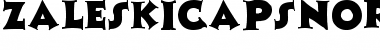 Download ZaleskiCapsNormal Font Download ZaleskiCapsNormal Font