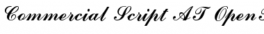 Download Commercial Script AT Font Download Commercial Script AT Font