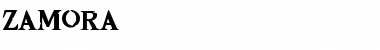 Download Zamora Font Download Zamora Font