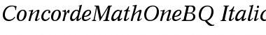Download Concorde Math 1 BQ Font Download Concorde Math 1 BQ Font