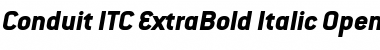 Download Conduit ITC ExtraBold Font Download Conduit ITC ExtraBold Font
