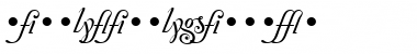 Download ZanzibarLigatures Font Download ZanzibarLigatures Font