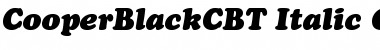 Download CooperBlackC BT Font Download CooperBlackC BT Font