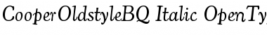Download Cooper Old Style BQ Font Download Cooper Old Style BQ Font