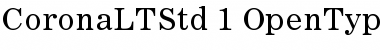 Download Corona LT Std Font Download Corona LT Std Font