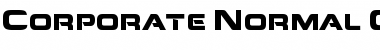Download Corporate-Normal Font Download Corporate-Normal Font