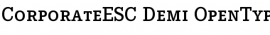Download CorporateESC Font Download CorporateESC Font
