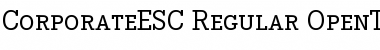 Download Corporate E SC Font Download Corporate E SC Font