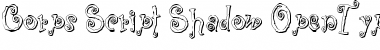 Download Corps-Script-Shadow Font Download Corps-Script-Shadow Font