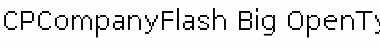 Download CPCompanyFlash Font Download CPCompanyFlash Font